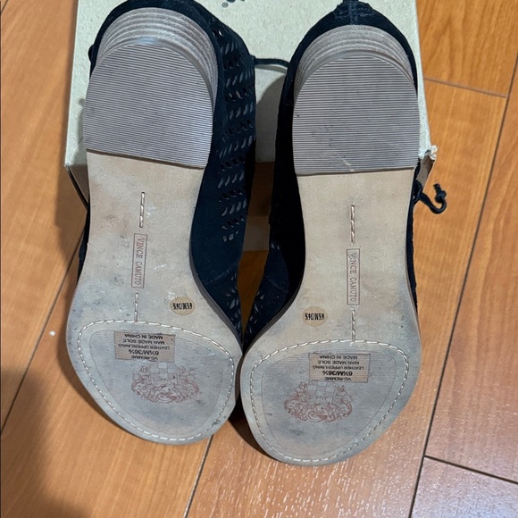 Black Lace-Up Women's Sandals - Picture 5 of 5